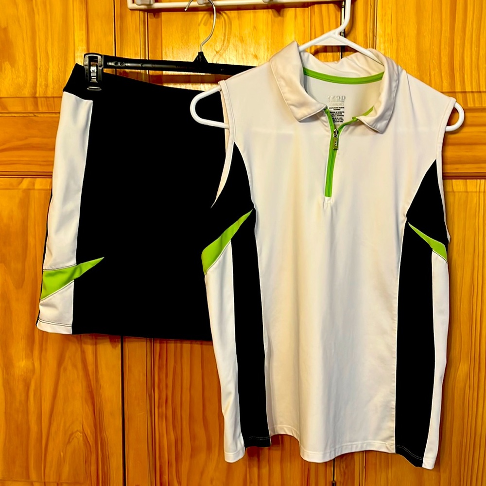 Golf/Tennis/Pickleball outfit. Very cute and comfortable!